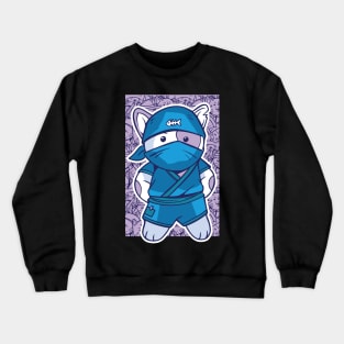 D&D Monk Ninja Class Kawaii Cat Crewneck Sweatshirt